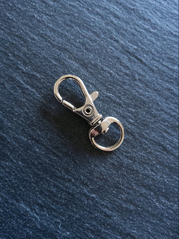 10 or 50 Swivel Lobster Clasps Antique Silver Tone for Lanyards, Purse Straps & Keyrings 30x11x6mm
