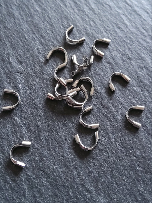 316 Surgical Stainless Steel Wire Guardians 6.5x5x1.5mm, Hole: 0.7mm