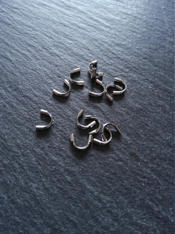 316 Surgical Stainless Steel Wire Guardians 4.5x7.5x1.5mm, Hole: 0.6mm