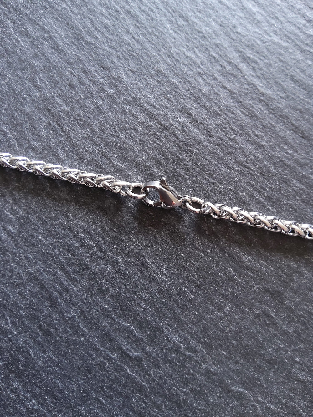 Stainless Steel Wheat Chain Necklace or Bracelet 3mm Diameter