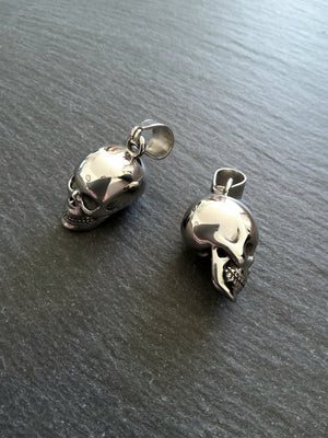 Stainless Steel Solid Skull Pendant 29x15x18mm