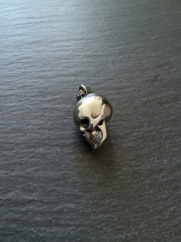 Stainless Steel Solid Skull Pendant 29x15x18mm