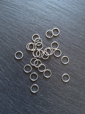 40 or 200 Stainless Steel 10mm Jump Rings Strong 1.2mm (16 gauge)