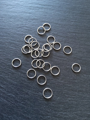 40 or 200 Stainless Steel 10mm Jump Rings Strong 1.2mm (16 gauge)