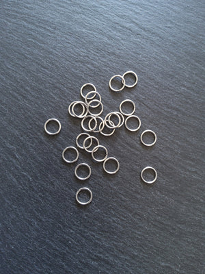 40 or 200 Stainless Steel 10mm Jump Rings Strong 1.2mm (16 gauge)