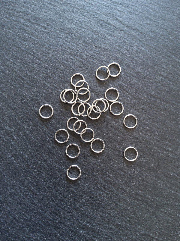 40 or 200 Stainless Steel 10mm Jump Rings Strong 1.2mm (16 gauge)