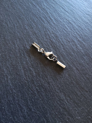 Stainless Steel Folding Crimp End Sets for 1mm to 1.5mm Cord Necklaces & Bracelets