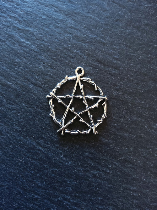 1 or 5 Stainless Steel Sigil of Lucifer & Lilith Pendants 38x35mm