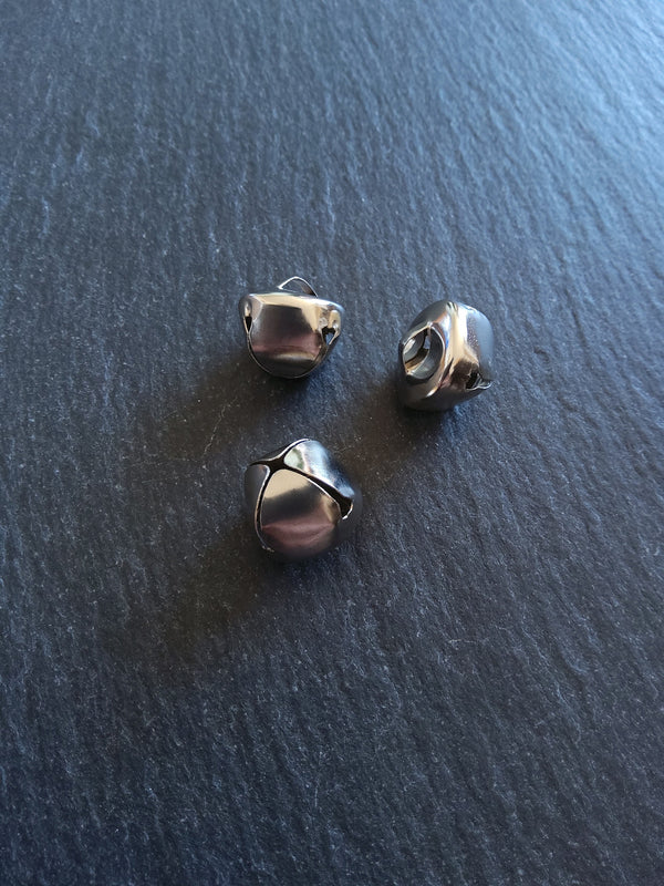 10 or 50 Silver Tone 15mm Bells Bell Charms 15x15mm