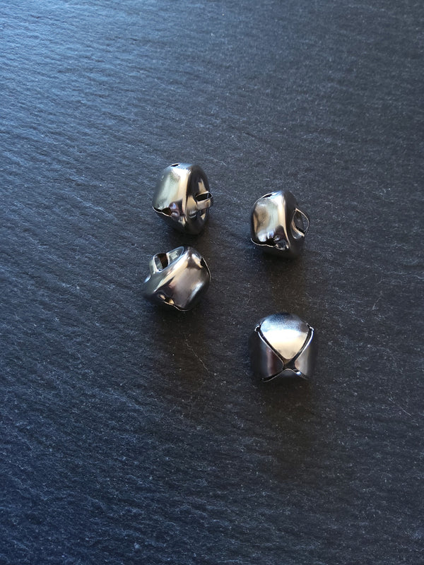 10 or 50 Silver Tone 15mm Bells Bell Charms 15x15mm