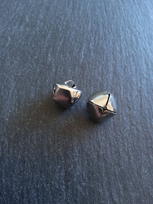 10 or 50 Silver Tone 15mm Bells Bell Charms 15x15mm