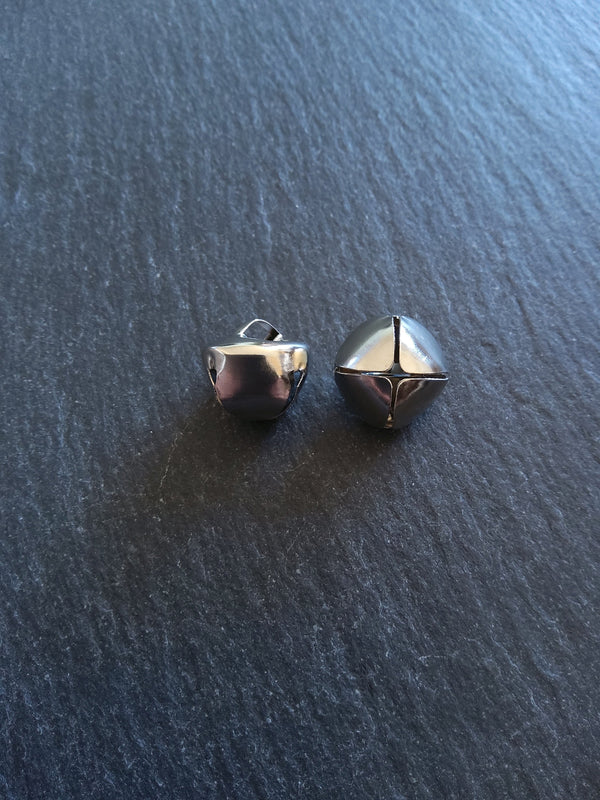 10 or 50 Silver Tone 15mm Bells Bell Charms 15x15mm