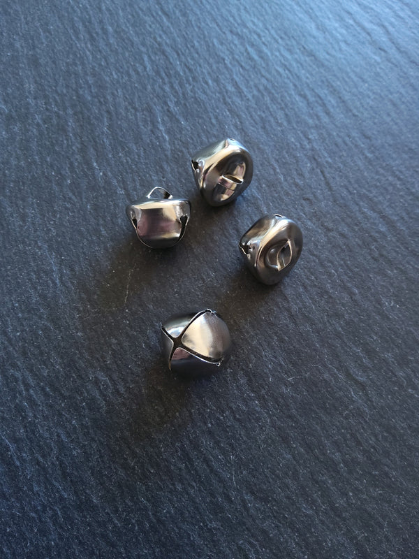 10 or 50 Silver Tone 15mm Bells Bell Charms 15x15mm