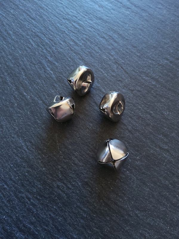 10 or 50 Silver Tone 15mm Bells Bell Charms 15x15mm