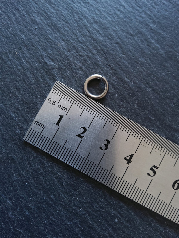 20 or 100 Stainless Steel 10mm Jump Rings Strong 1.8mm (15 gauge) Hole Size: 6.4mm
