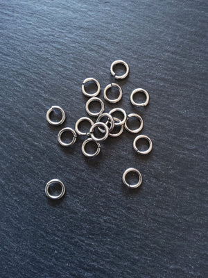 20 or 100 Stainless Steel 10mm Jump Rings Strong 1.8mm (15 gauge) Hole Size: 6.4mm