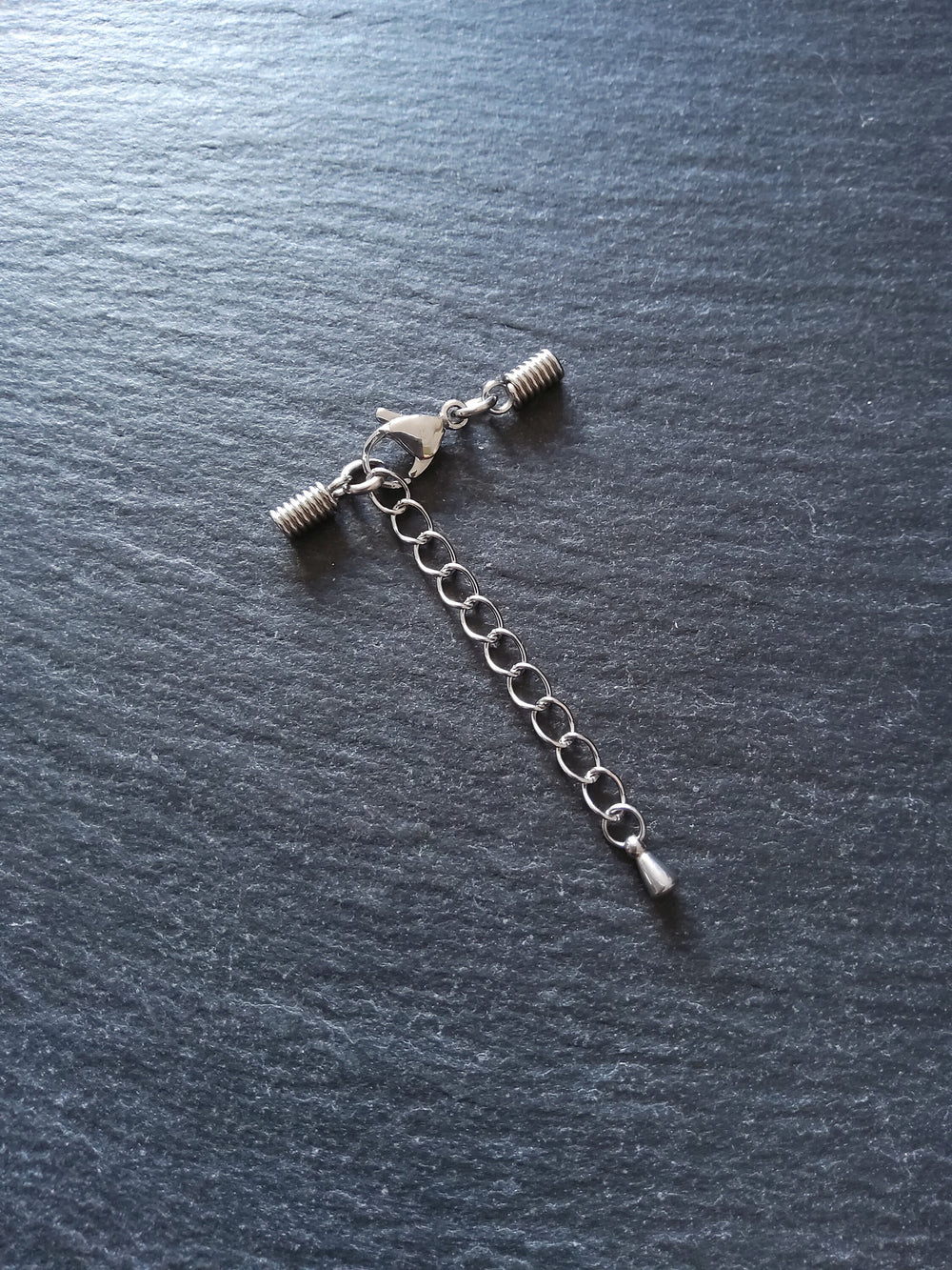 Stainless Steel COIL Crimp End Sets for 1.5mm Cord (2mm coil crimp)