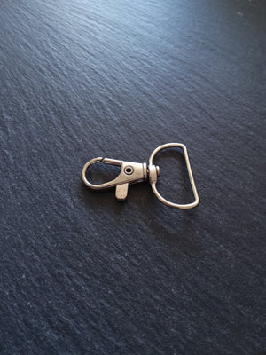 4 or 20 Swivel Clasps for Bag Straps Antique Silver Tone 40x29mm - ContentedCatz