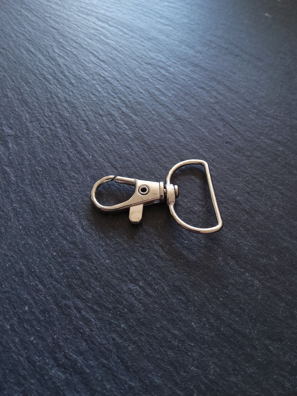 4 or 20 Swivel Clasps for Bag Straps Antique Silver Tone 40x29mm - ContentedCatz