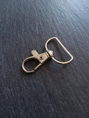 4 or 20 Swivel Clasps for Bag Straps Antique Silver Tone 40x29mm - ContentedCatz
