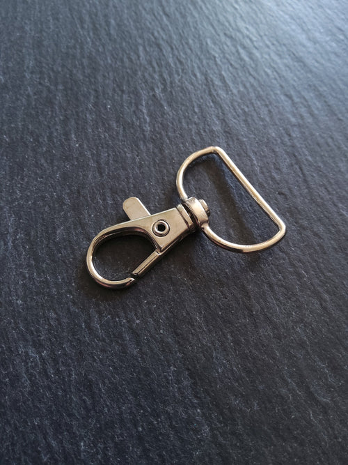 4 or 20 Swivel Clasps for Bag Straps Antique Silver Tone 40x29mm - ContentedCatz