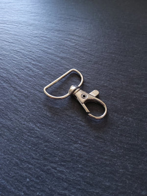 4 or 20 Swivel Clasps for Bag Straps Antique Silver Tone 40x29mm - ContentedCatz