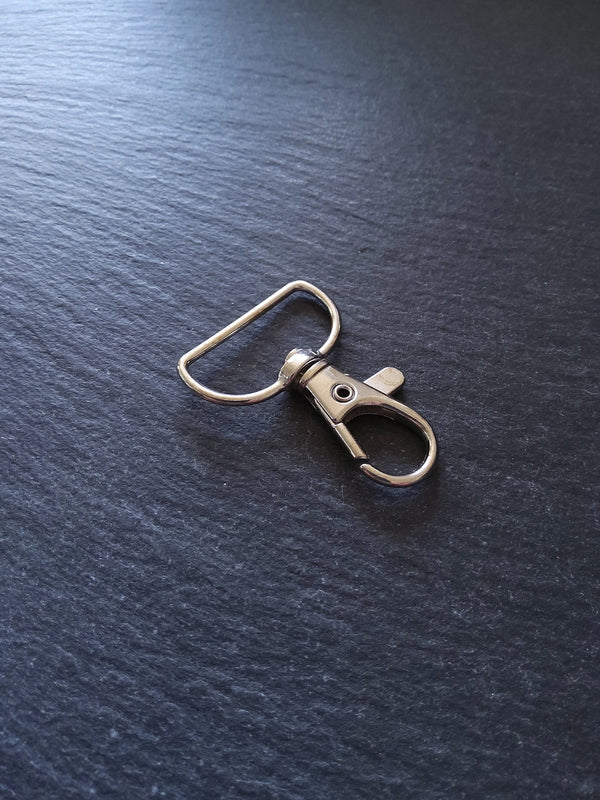 4 or 20 Swivel Clasps for Bag Straps Antique Silver Tone 40x29mm - ContentedCatz