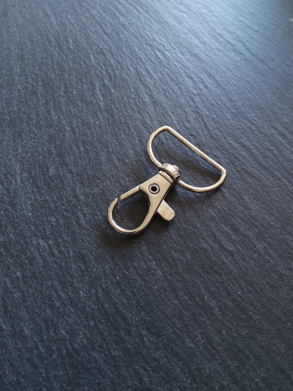 4 or 20 Swivel Clasps for Bag Straps Antique Silver Tone 40x29mm - ContentedCatz