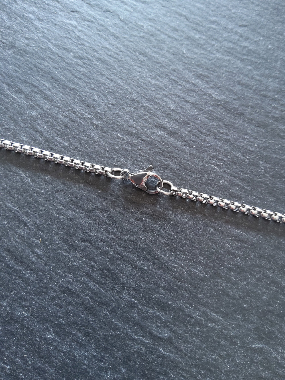 Stainless Steel Box Chain Necklace 2.5mm Wide