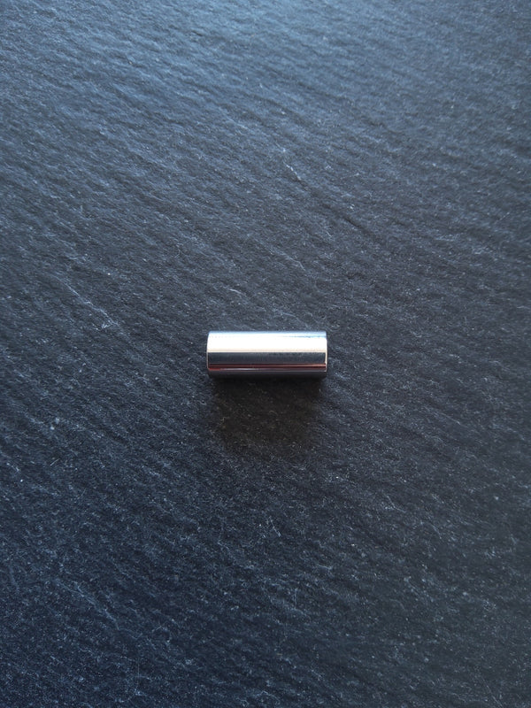 1 or 5 Bright Stainless Steel 17x7mm Magnetic Straight Clasp Set for 4.5mm Cord (5mm Holes)