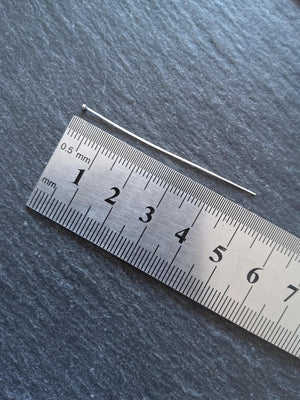20 or 100 Stainless Steel Ball Head Pins 49mm Long 0.5mm Wide (24 Gauge)