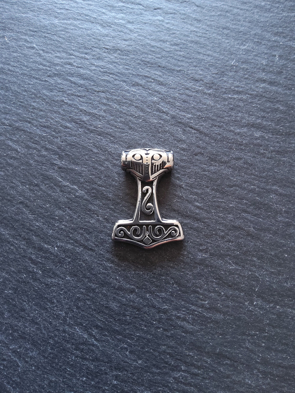1 or 5 Stainless Steel Thors Hammer Mjölnir Pendant 29x21x7mm Hole: 4mm