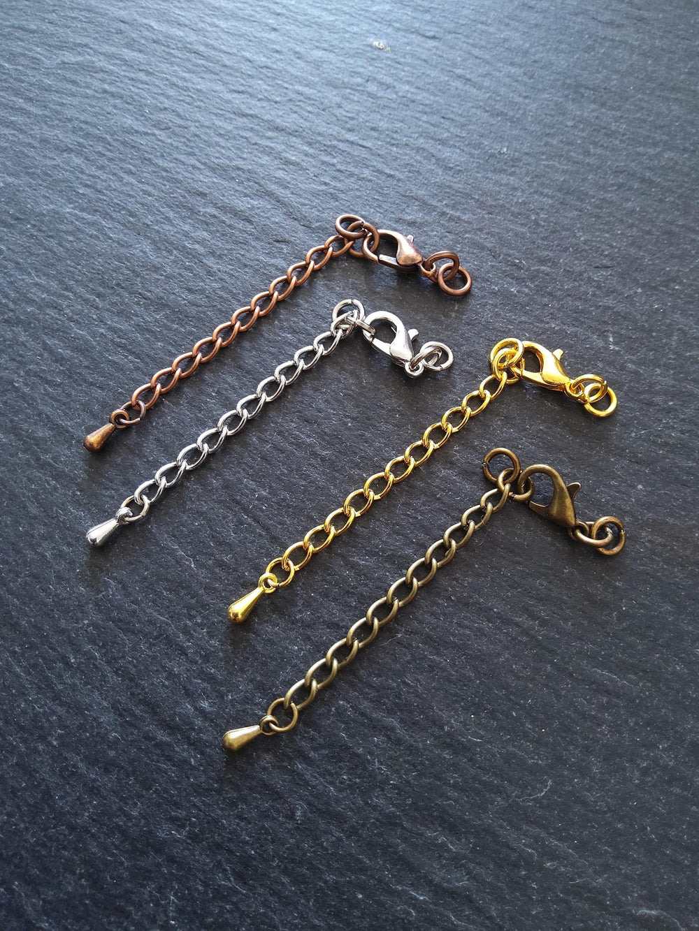 5 or 25 Alloy Clasp Sets for Making Necklaces & Bracelets - Various Colours