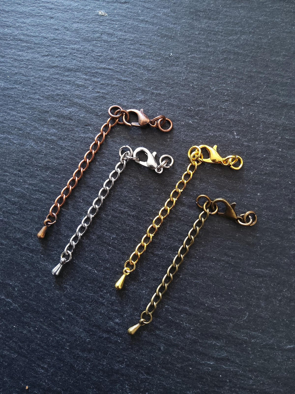 5 or 25 Alloy Clasp Sets for Making Necklaces & Bracelets - Various Colours