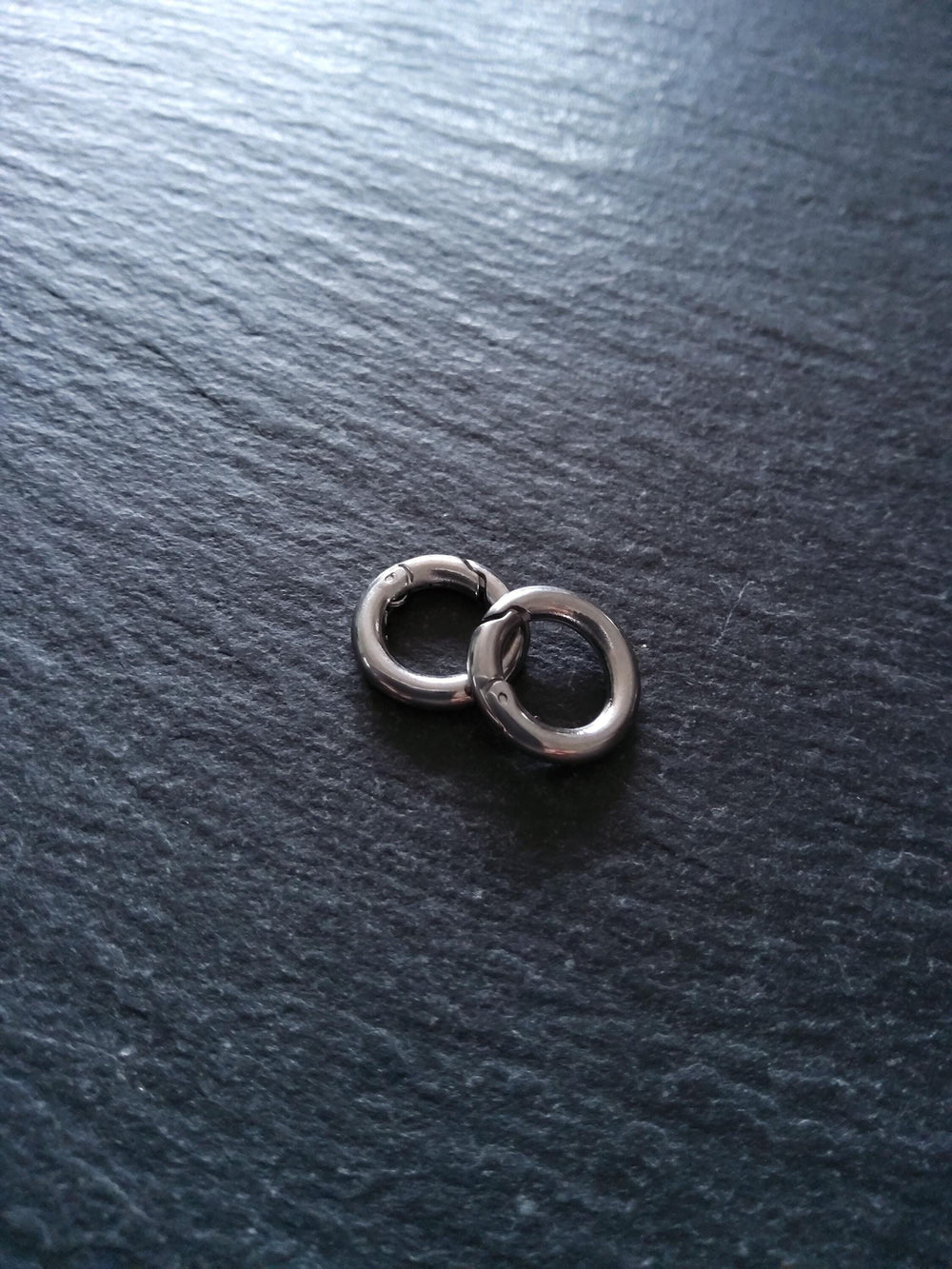 Stainless Steel 12mm Spring Gate Clasps 12x2mm O Rings