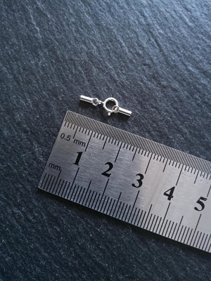 Genuine Solid Sterling Silver Cap Set for 0.5mm Cord (1mm end caps)