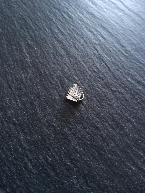 6mm (1/4") Wide Ribbon Crimp Ends 6x8mm Findings Crimps in Gold, Silver, Antique Silver, Rose Gold, Bronze or Copper