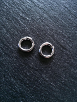Stainless Steel 12mm Spring Gate Clasps 12x2mm O Rings