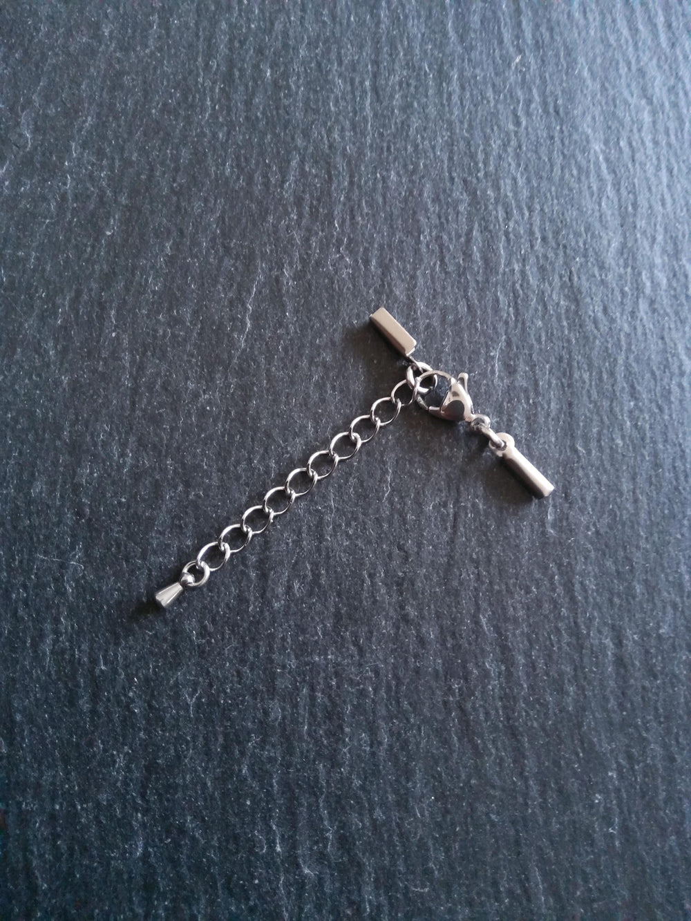 Stainless Steel Folding Crimp End Sets for 1mm to 1.5mm Cord Necklaces & Bracelets