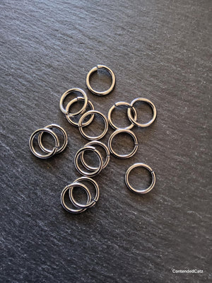 20 or 100 Stainless Steel 15mm Jump Rings Strong 2mm (12 gauge) Inner Diameter: 10mm