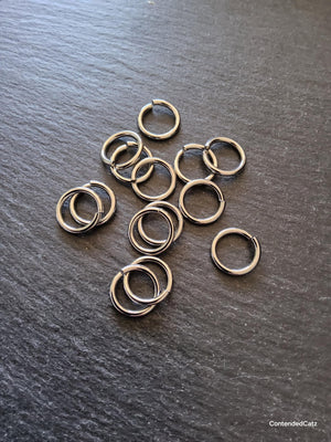 20 or 100 Stainless Steel 15mm Jump Rings Strong 2mm (12 gauge) Inner Diameter: 10mm