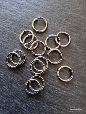 20 or 100 Stainless Steel 15mm Jump Rings Strong 2mm (12 gauge) Inner Diameter: 10mm